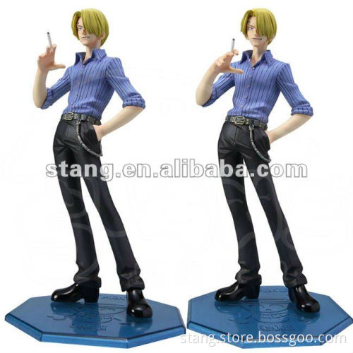2014 Hot sale plastic action figure/custom sanji doll from one piece